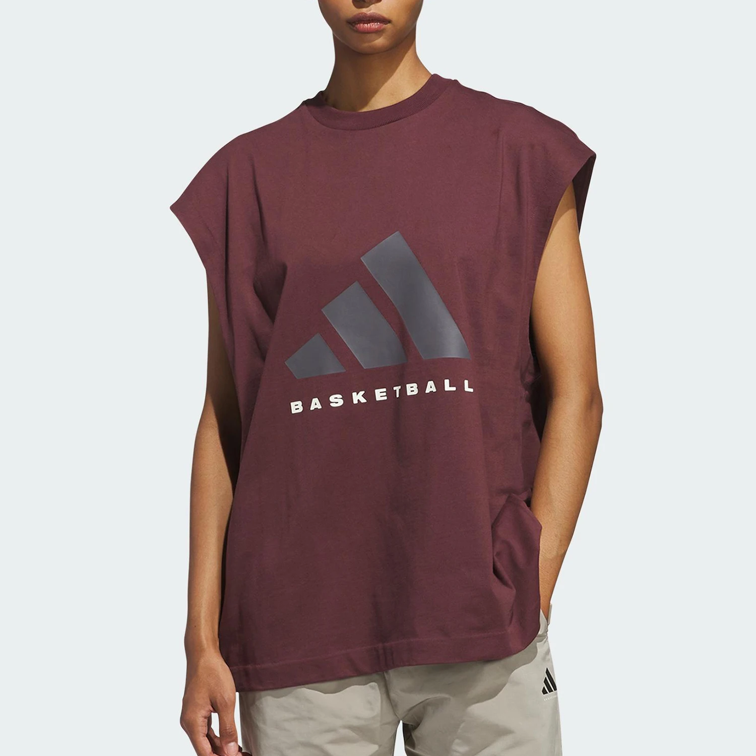 

Adidas genuine 2025 Spring New Men's and Women's Sports Running Sleeveless T-shirt JD6133