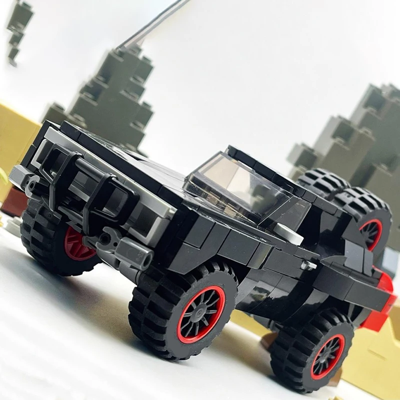 239pcs MOC Dom's Bob & Weave Charger Furious 7 City Champions Model Building Blocks Christmas Gift Toy Education DIY Collection