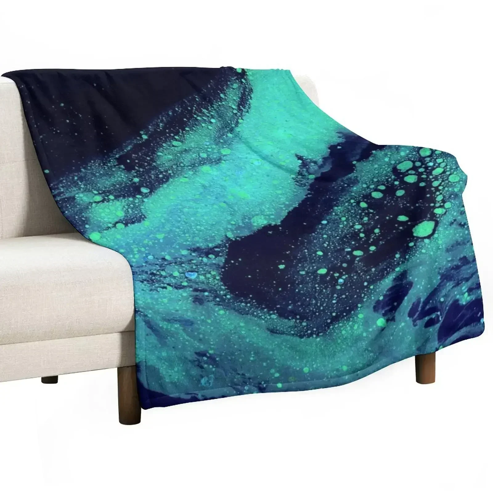 Glow in the Dark 2 Throw Blanket Plaid on the sofa Stuffeds Decorative Throw For Baby christmas decoration Single Blankets
