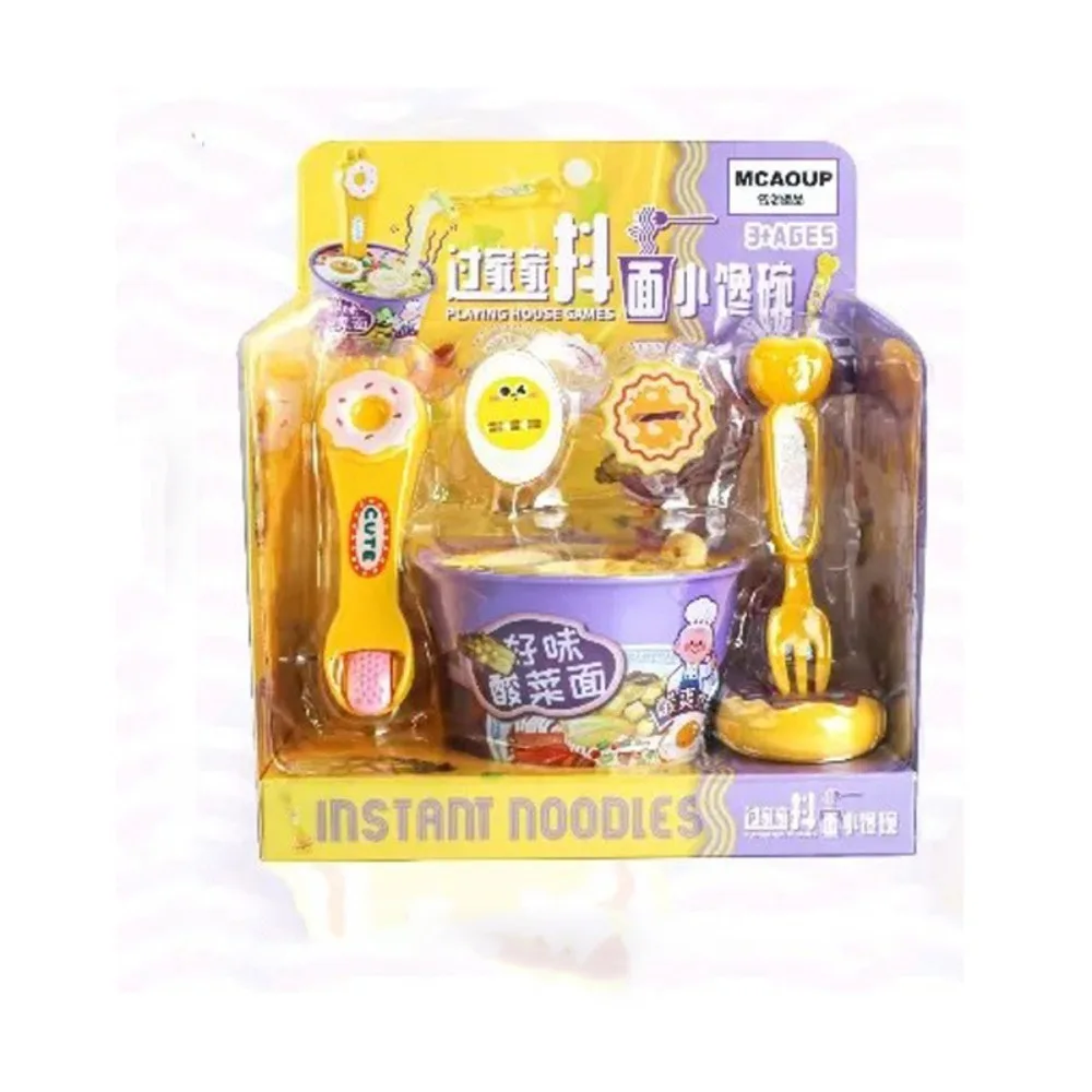 Simulated Ramen Feeding Toy Early Education Kitchen Toys Food Feeding Toys Desktop Ornament Cartoon Play House Toys