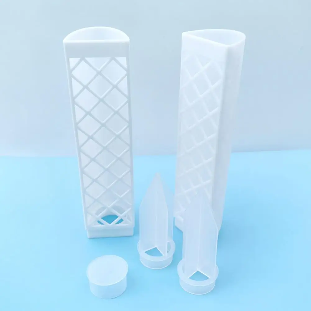 Climbing Plant Support Self-watering Moss Pole Kit for Indoor Climbing Plants Semi Transparent Monstera Support Stake D Shape