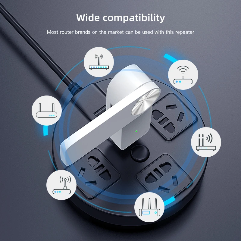 300Mbps USB Wireless WIFI Repeater NFC WiFi Range Extender เครื่องขยายสัญญาณ Wi-Fi RJ45 การ์ดเครือข่ายสําหรับ Home Office แท็บเล็ตโทรศัพท์