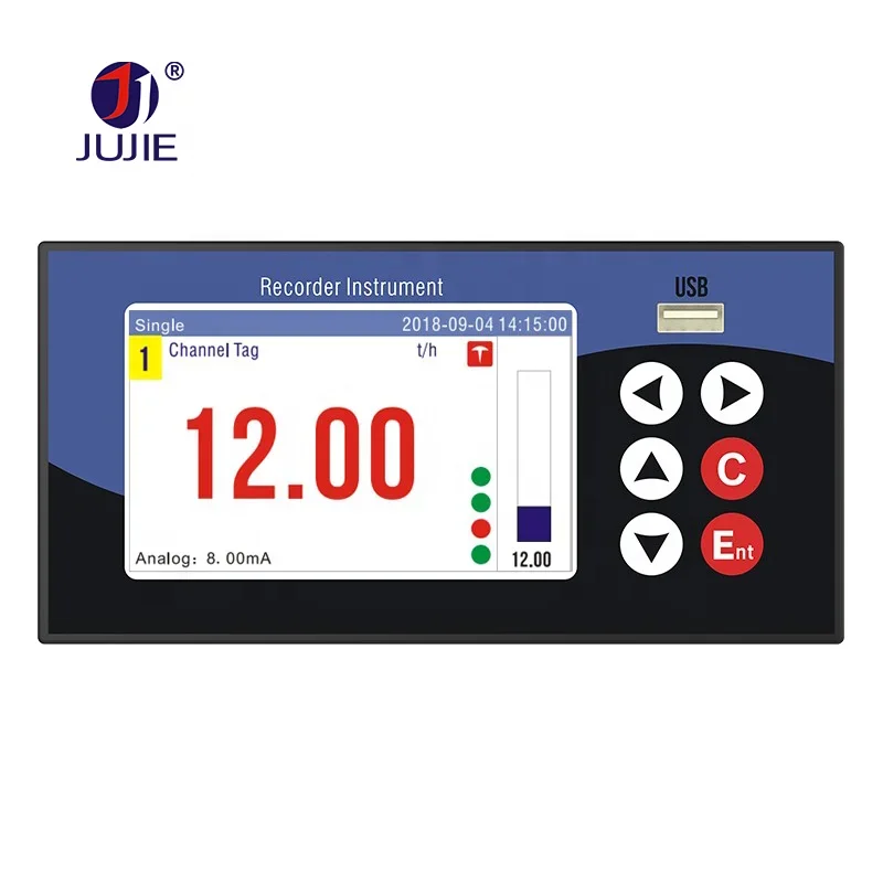 

2026 10 Channel Data Logger Temperature Humidity Current Voltage Water Pressure Logger PT100 J 4-20mA K Data Logger