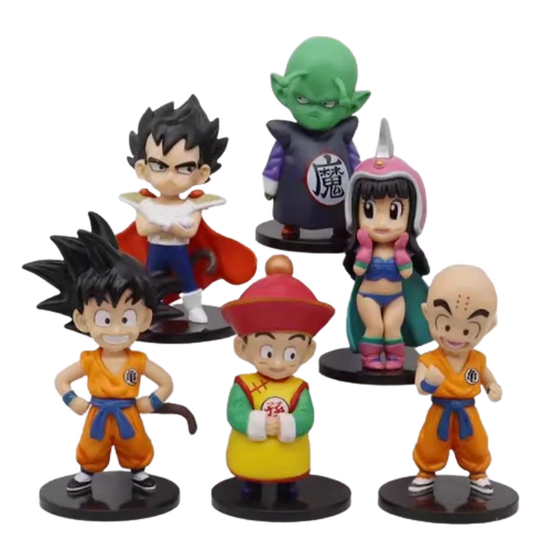 Q Version Complete Set Of Dragon Ball Figurines Blind Box Ornaments Anime Models Childhood Goku Qiqi Beijita Dolls Gifts