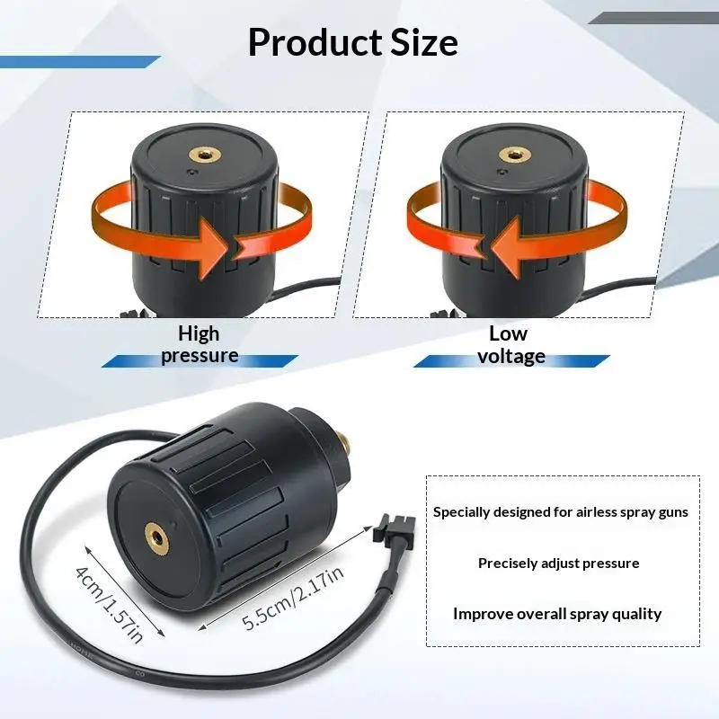 249005 Pressure Control Valve Assembly 390 Pressure Control Knob For Airless Paint Sprayers Gra 390