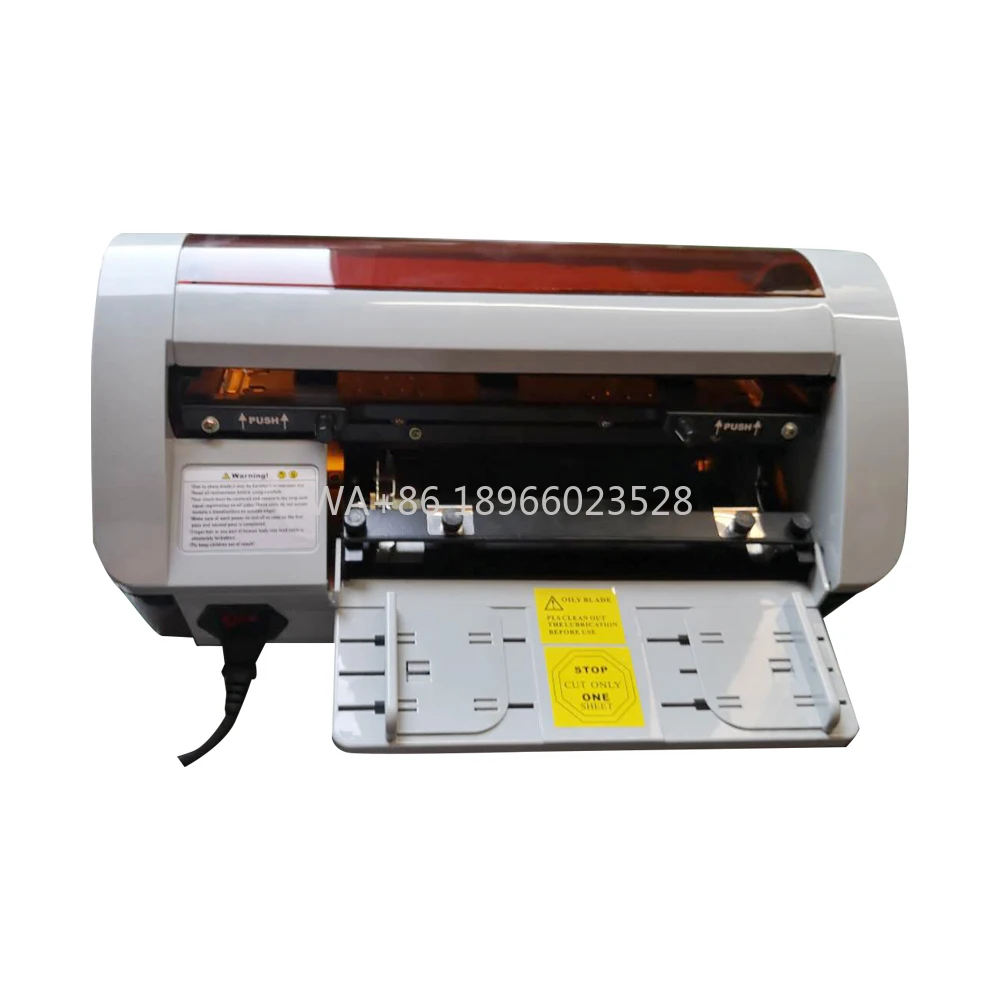 Factory Promotion Electric A4 Business Name Card Photo Cutter Slitter Cutting Machine