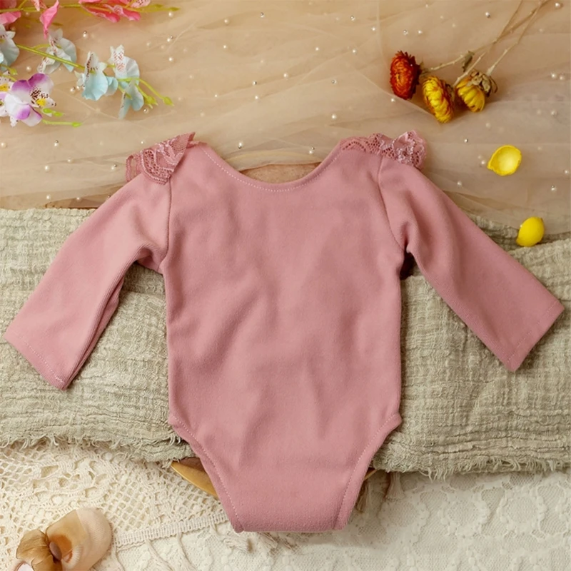 Traje estudio fotográfico para bebé, mono encaje, ropa para fotografía recién nacido, mameluco princesa