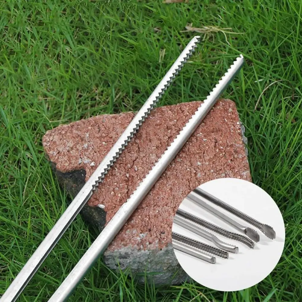 

Red Handle Multi-function Stainless Steel Tongs Anti-Skid Serrated Jaw Anti-slip Tooth Clamp Extra Long Heavy Duty