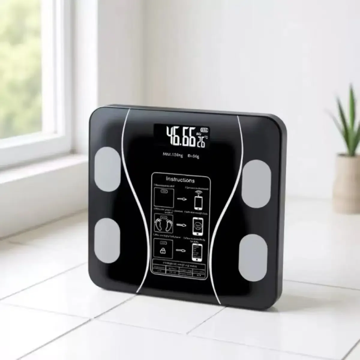 Body Fat Scale Smart Wireless Digital Bathroom Weight Scale Body Composition Analyzer With Smartphone App Bluetooth-compatible