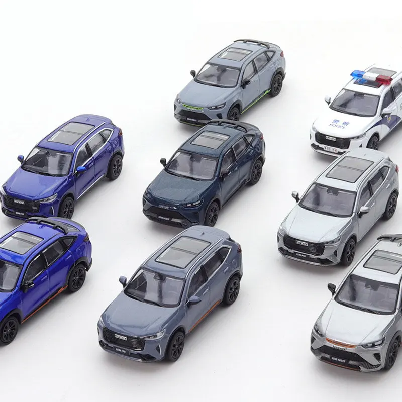 1:64 Haval H6 H6S SUV Alloy Car Model Simulation Diecast Metal Toy Off-road Vehicles Model Miniature Scale Collection Kids Gifts