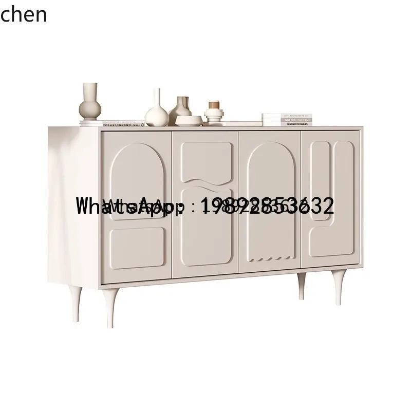

z6 light luxury Xuan cabinet high-end living room decoration simple storage side cabinet white shoe cabinet