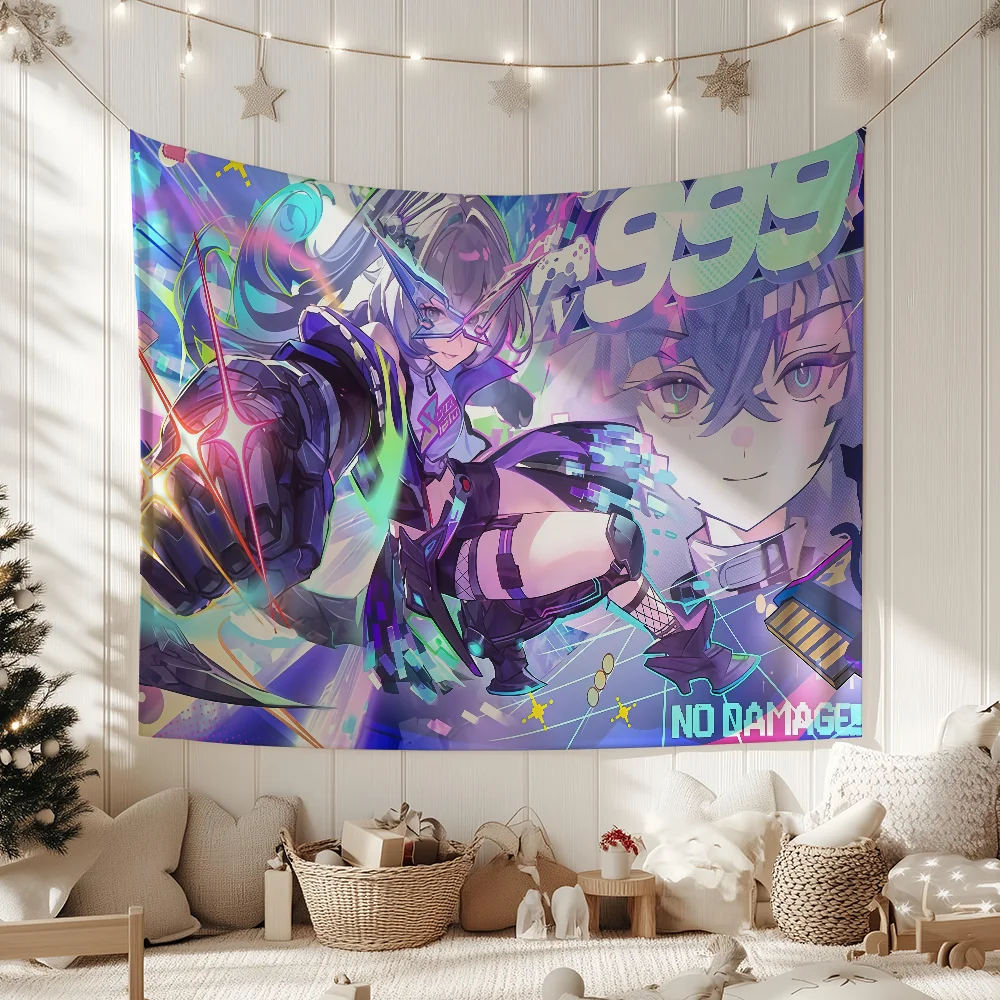 Silver Wolf Honkai Star Rail Game flag Decorative Banners Suitable For Outdoor Camping Family Parties And Garden Walls Gift