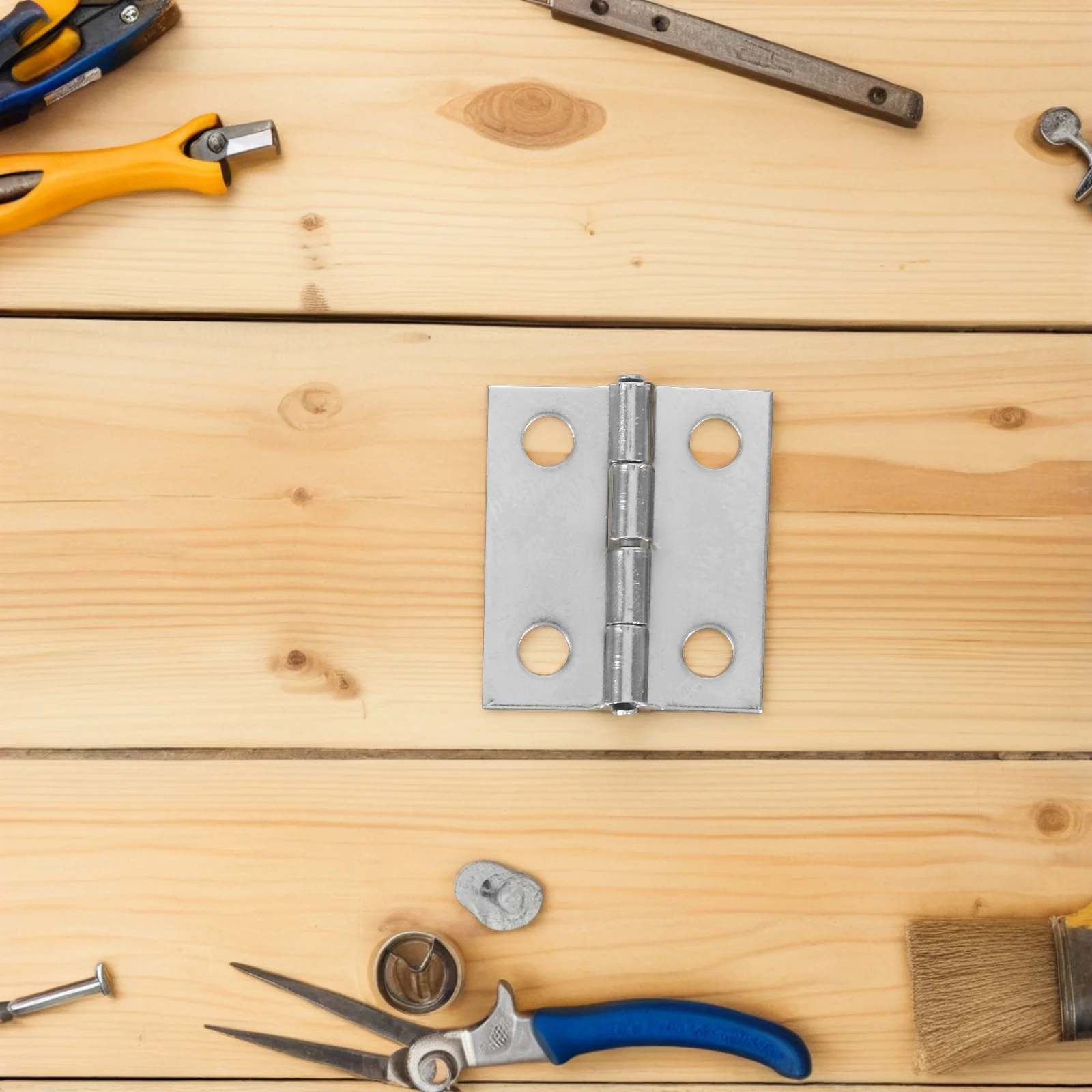 

50Pcs Mini Hinges with Screws 19mmx15mm Tiny Hinges for Jewelry Case Craft Projects DIY Wooden Box Decorative Chest Hinge