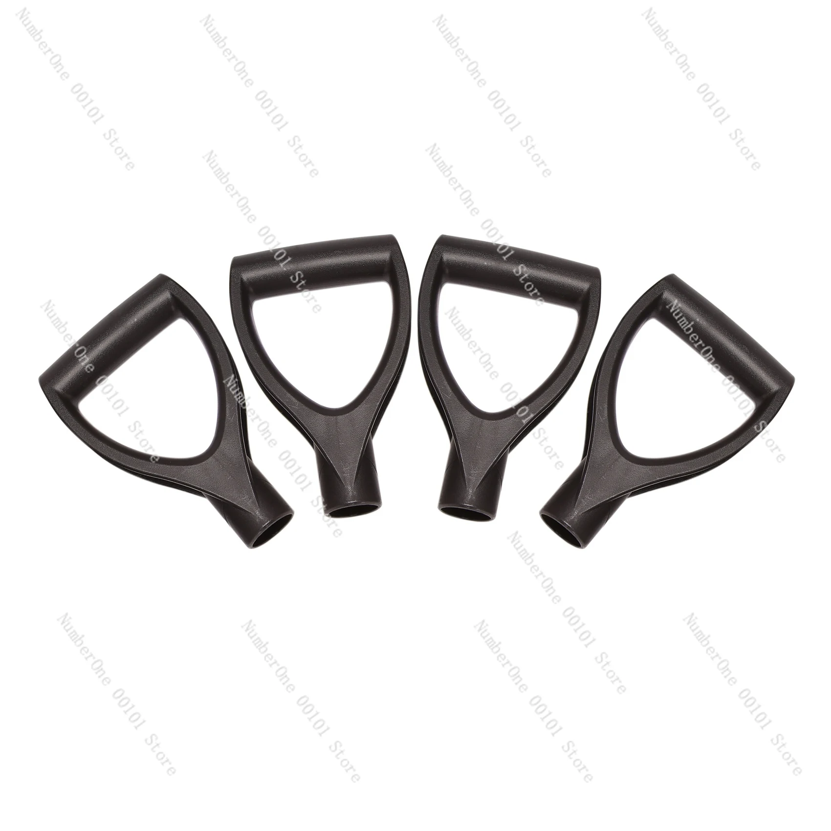 4Pcs D Grip Hand Shovel Handle for Digging Scoop Back Saver Replacement Raking Gardening Tool Snow Removal Garden Tools