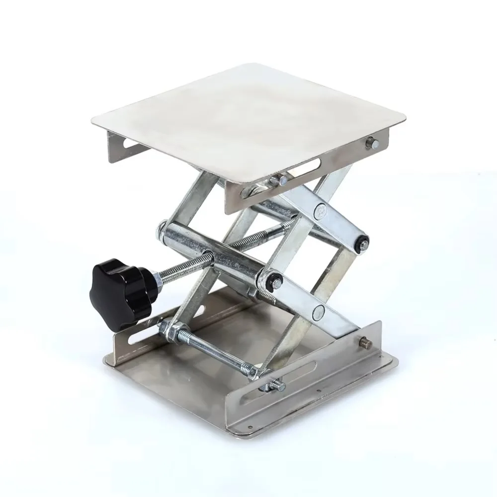 

High Quality Small 150 * 260mm Manual Lab Table Stainless Steel Lifting Platform
