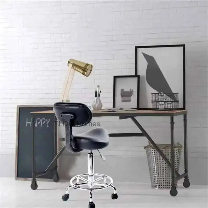 

Beauty Swivel Salon Makeup Chair Lift Modern Stool Barbershop Chair Hair Salon Furniture Commercial Pedicure Tattoo Nail Chair