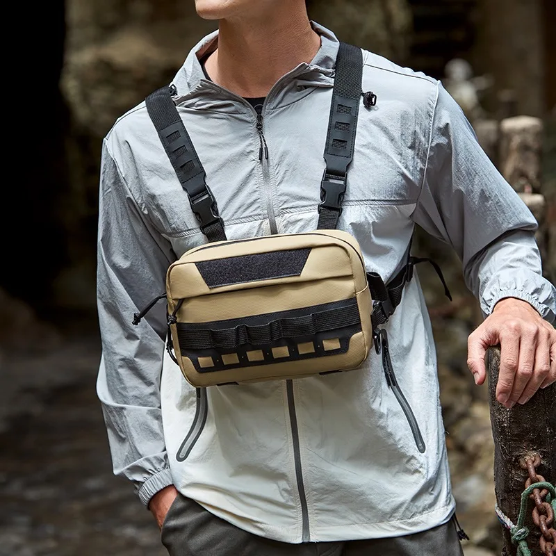 

New Tactical Chest Pack Outdoor Sports Backpack Waterproof Multifunctional Portable Vest Bag Men's Combat Bag Camouflage