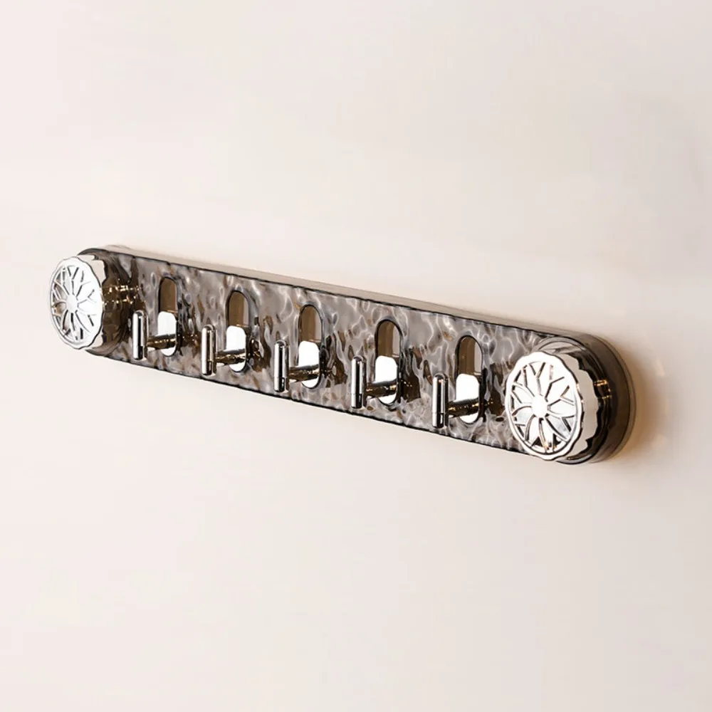 

6-крючки на присоске, вешалка для одежды, настенное крепление, крючки для одежды без перфорации, компактная съемная подвесная вешалка для одежды, ванная комната