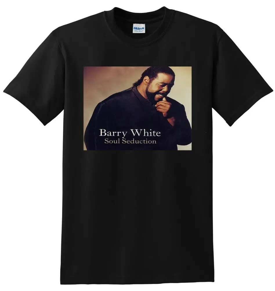 BARRY WHITE T SHIRT Soul Seduction Vinyl Cd Cover For Men Clothing Women Short Sleeve Tees Vintage High Quality 100%Cotton