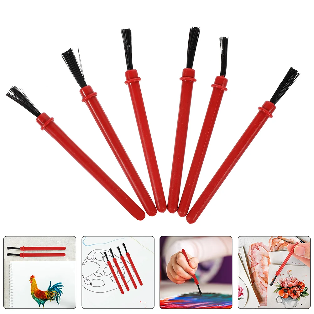 

50 Pcs Children's Painting Small Brushes Kids Drawing Supplies Watercolor Student Accessories Tool Kit