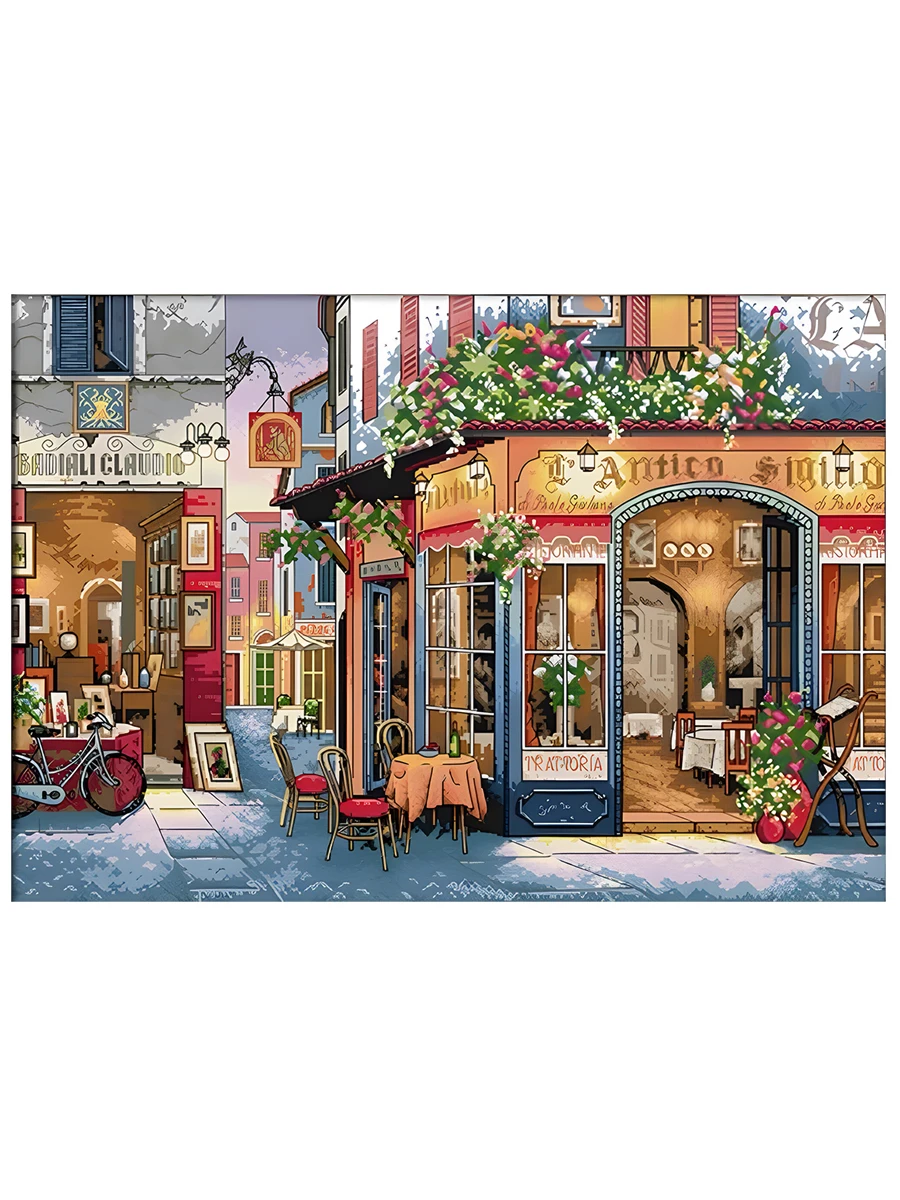 Country Cottage punto croce Kit ricamo fai da te soggiorno ristorante pittura decorativa 11CT 9CT Set di ricami stampati