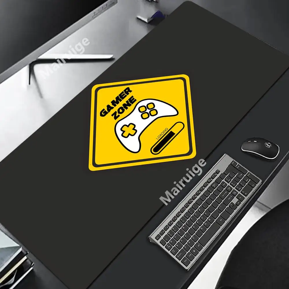 레트로 게임 컨트롤러 대형 마우스 패드 HD 미끄럼 방지 고무 베이스 세척 가능 XXL 데스크 매트 (정밀한 가장자리, 게임, 사무용)