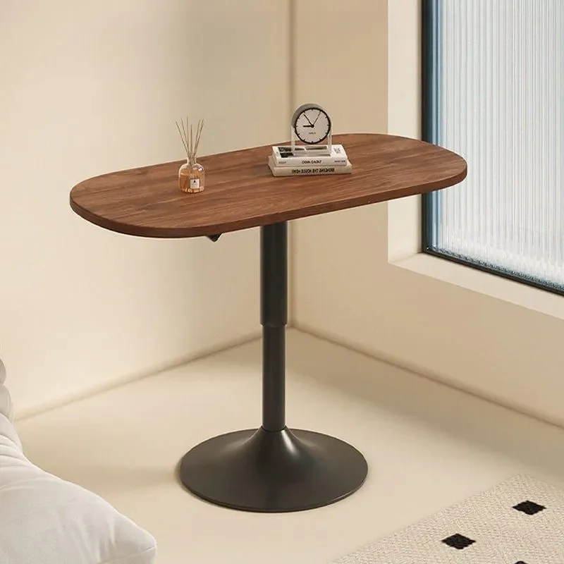 for Tea Table Living Room Movable Small Apartment Side Table Lifting Sofa Side Table High End Bedroom Bedside Light Luxury