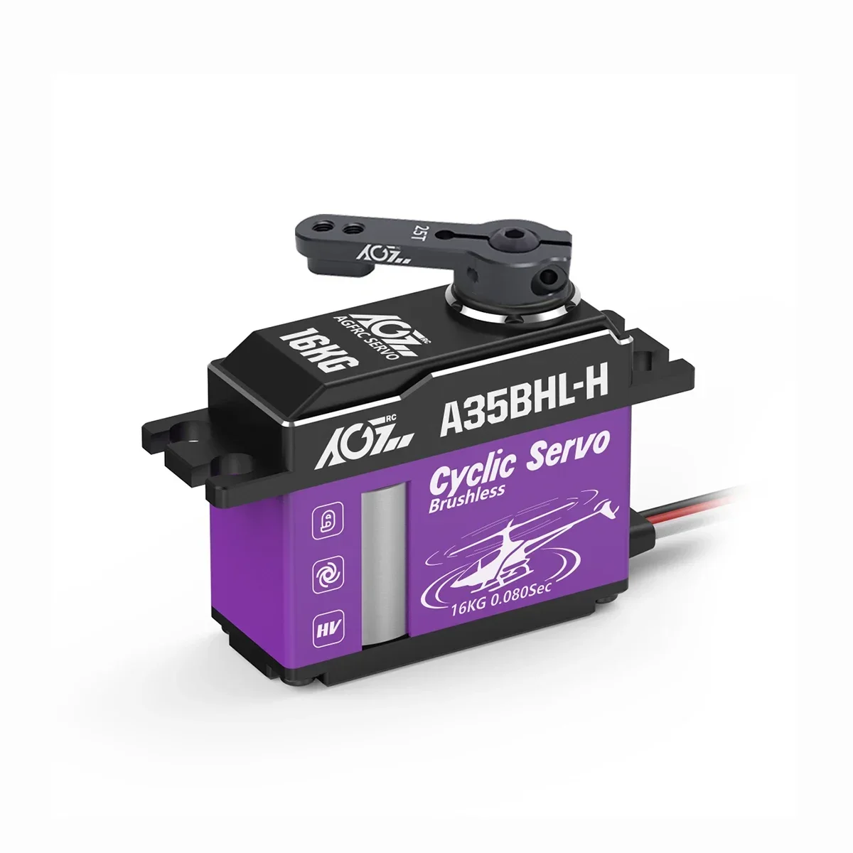 AGFRC Programmable A35BHL-H Cyclic A35BHM-H Tail 16KG 18.5KG Fast Speed HV Brushless Servo For RC 380-500 Size Helicopter