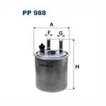 

Store code: PP988 for fuel filter KANGO III TWINGO 1.5dci dci/2.5dci dci 08