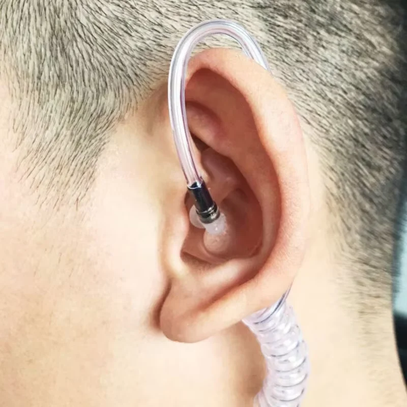 2 قطعة قوالب الأذن لينة 2-Way راديو Earmold استبدال سماعة إدراج ل الصوتية لفائف أنبوب مجموعات الصوت سماعة الملحقات