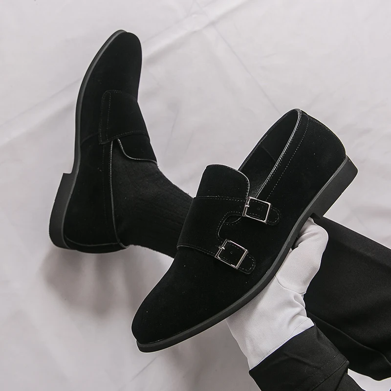 

Men's business shoes Gentleman British Style Fashion party and work 38-46 Adult casual Comfortable flat bottom versatile