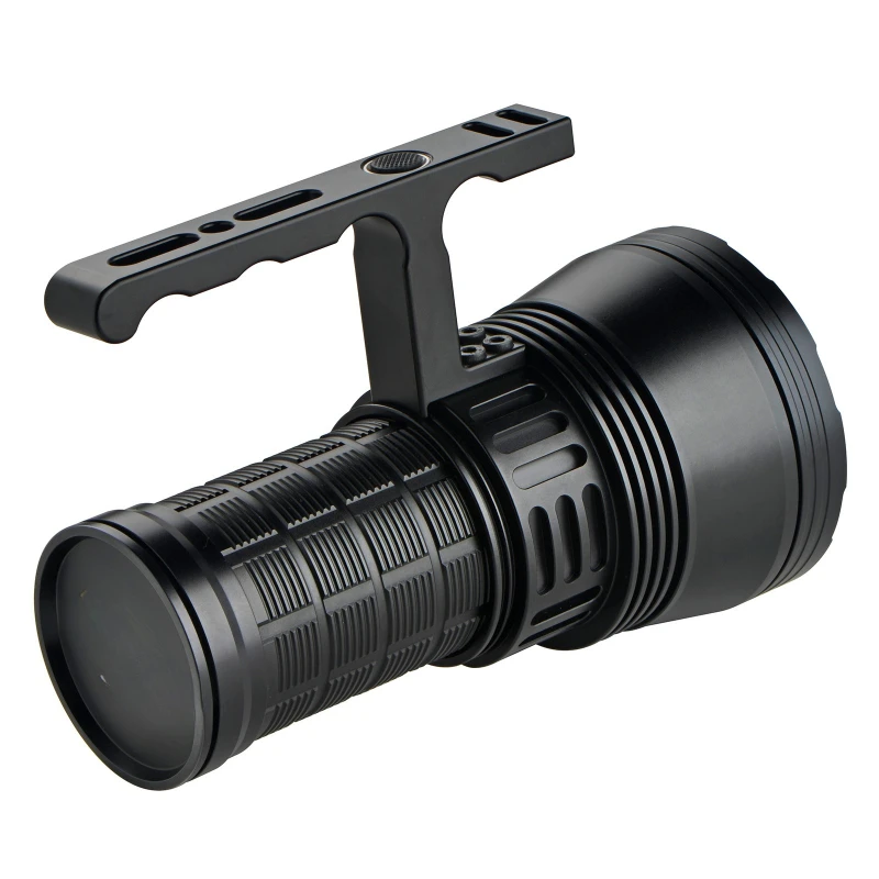 مصباح يدوي قوي محمول خارجي HK08 عالي الطاقة 100 وات في اتجاهين شحن سريع 60000 لومن 8led #1