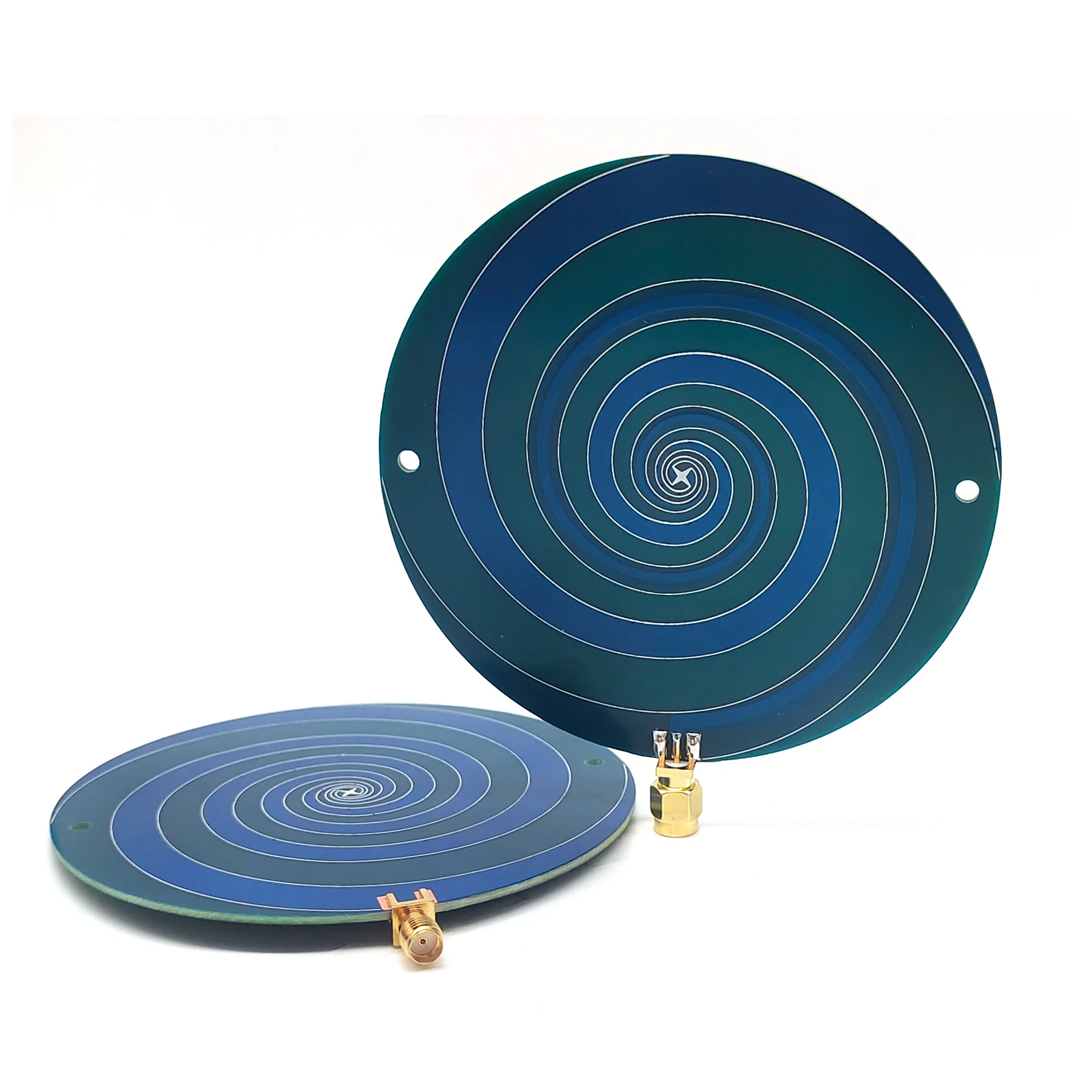 ​spiral antenna circularly polarized ultra wideband wireless positioning ranging PCB omnidirectional flat UWB antenna