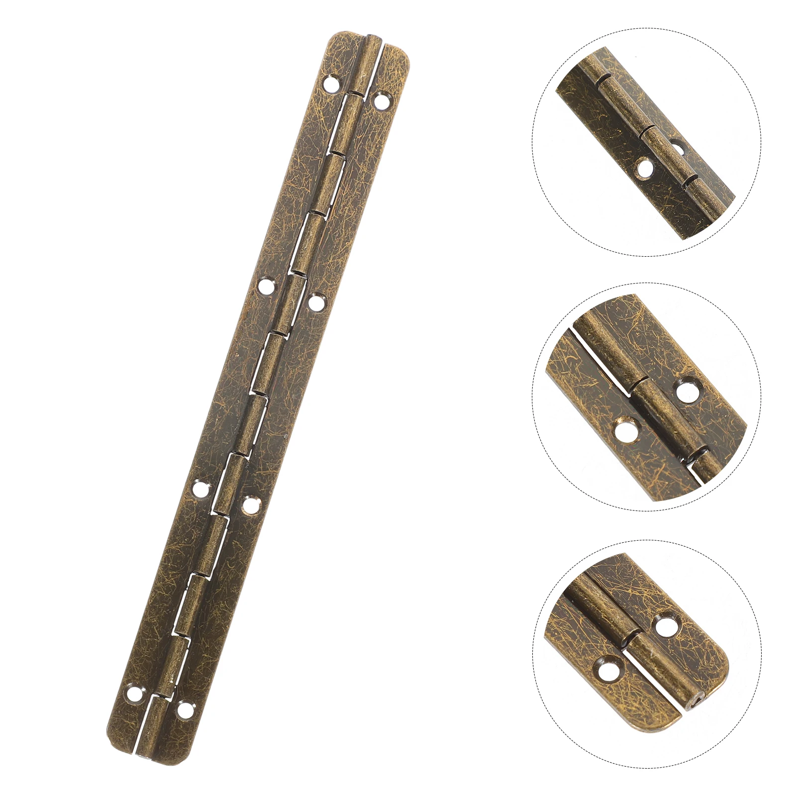 

6pcs Wooden Box Metal Retro Hinges for Crafts Long Hardware Jewelry Case Hinge Metal Hinges for Boxes DIY