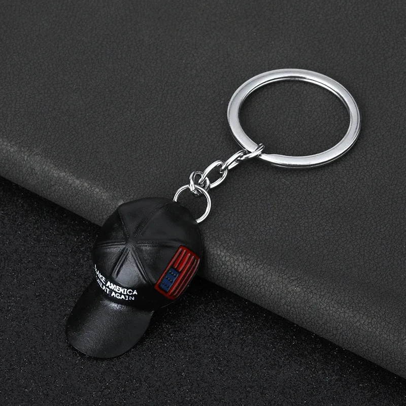 New Baseball Hat Motorcycle Accessories Keychain Unisex Outdoor Cycling Sports Keyring Pendant Round Buckle Couple Hang Trinket