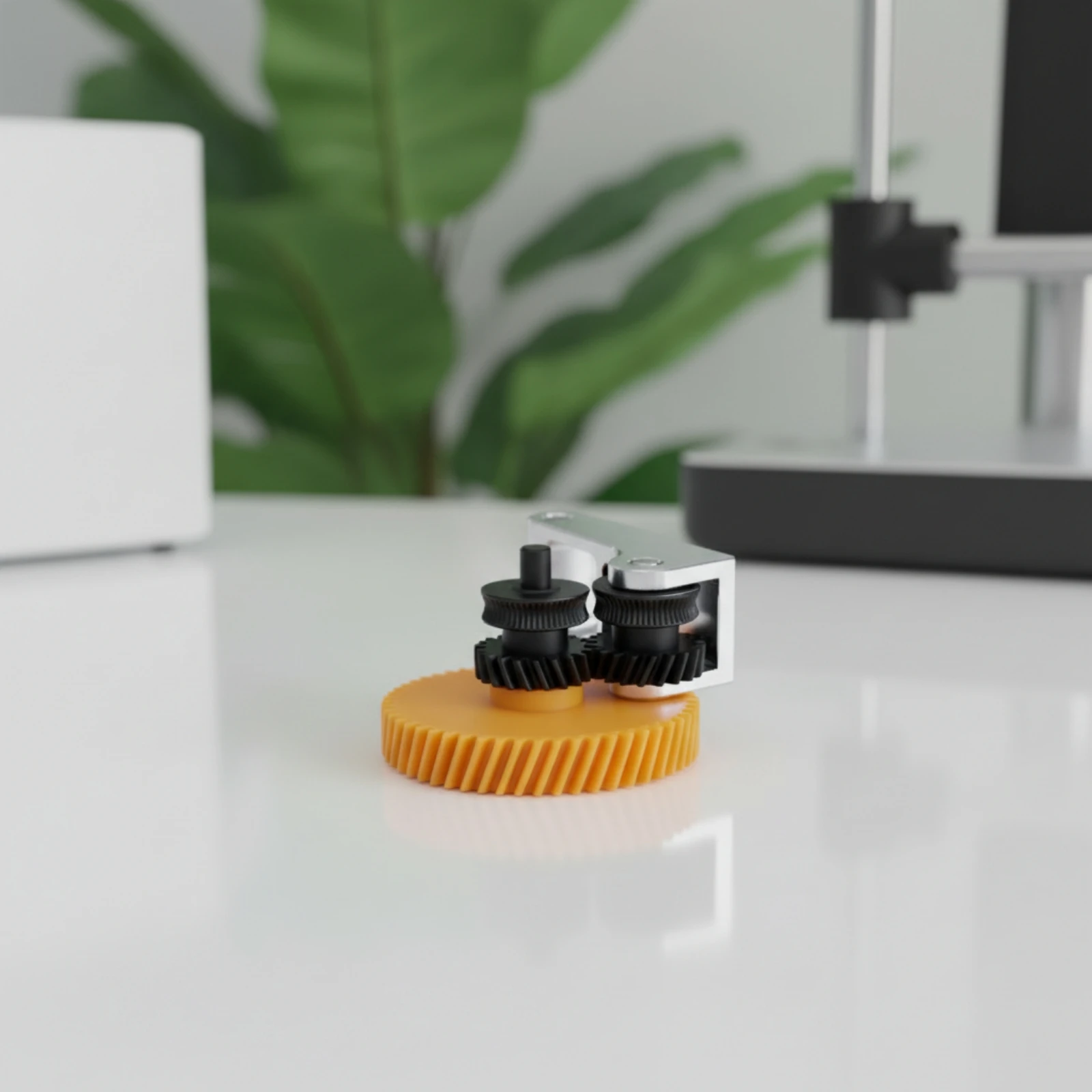 Extruder Gear Kit DLC Nano-Coated Extruder Gear Assembly Kit 3D Printer Parts Hardened Steel Wear-Resistant for Makers