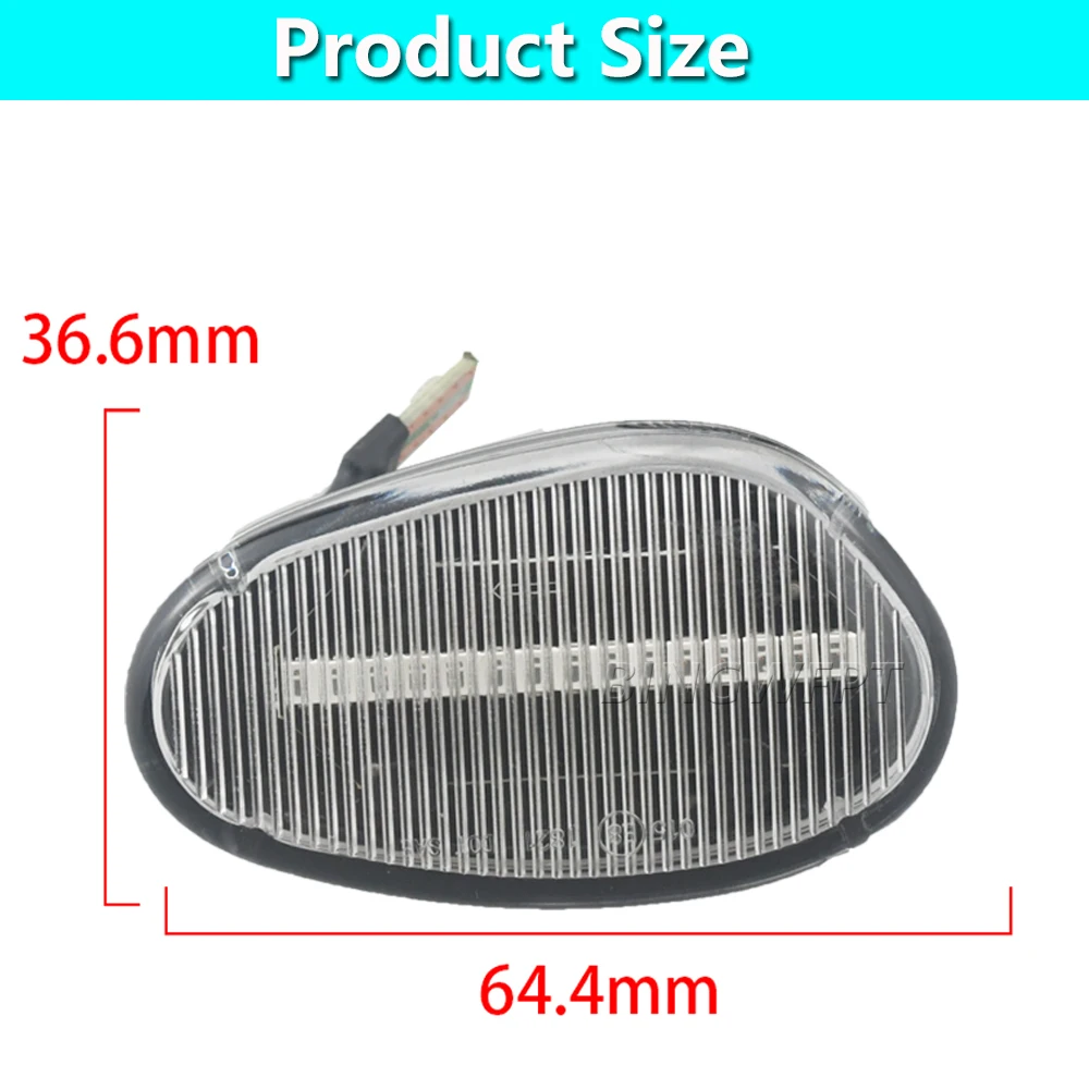 

2PCS High Quality LED Dynamic Turn Signal Light For ALFA ROMEO 145 146 Type 930 155 GTV SPIDER Sequential Mirror Indicator Lamp