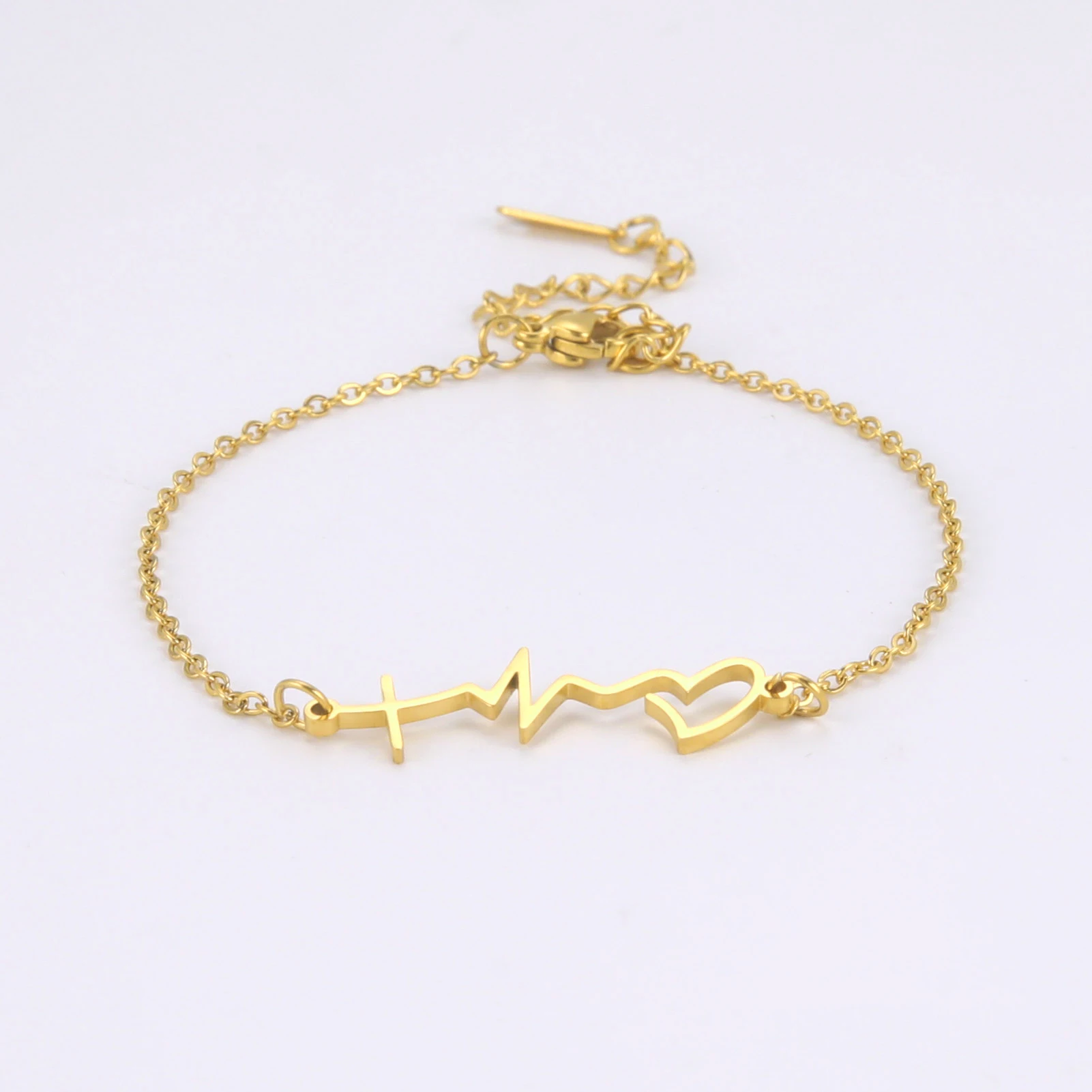 Kkjoy Mode Edelstahl Fußkettchen für Frauen Männer Silber Farbe Buchstaben Symbol Fuß kette einfachen Schmuck weiblichen Strand Accessoires – Detail 12