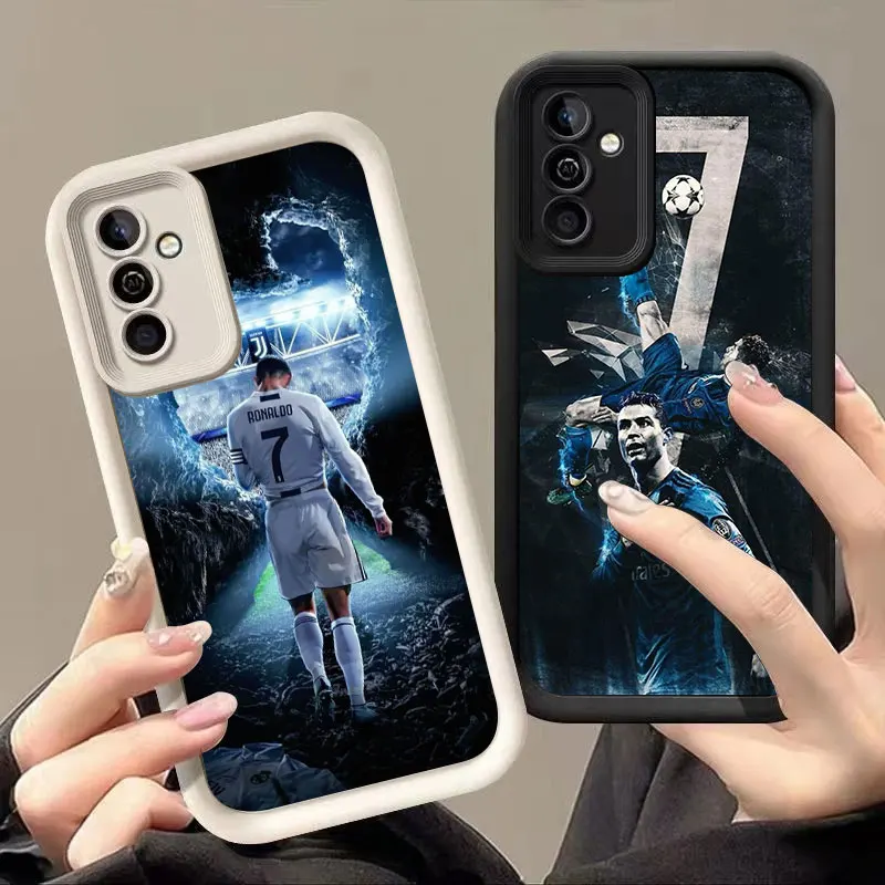 Super Football C-CR7 Soft Silicone Phone Case For Samsung Galaxy S20 S21 S23 FE S22 S24 Plus Ultra  Note 20 Ultra