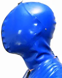 Latex Rubber Fetish Mask Hood Party handmade Masquerade Cosplay Halloween 0.45MM