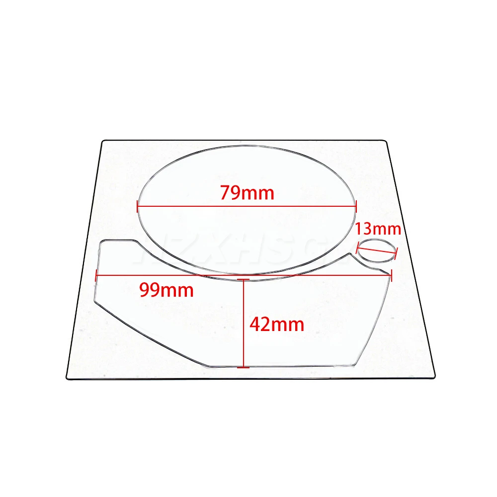 Voor Yamaha YZF-R6/YZF-600 2017- 2021 YZF-R1 2009-2014 Motorfiets Kras Cluster Scherm Dashboard Bescherming Instrument Film