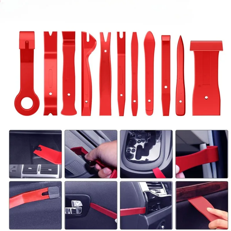 19pcs Auto Interior Disassembly Kit Car Plastic Trim Removal Tool Car Clips Puller Diy Panel Tools For Auto Trim Puller Set