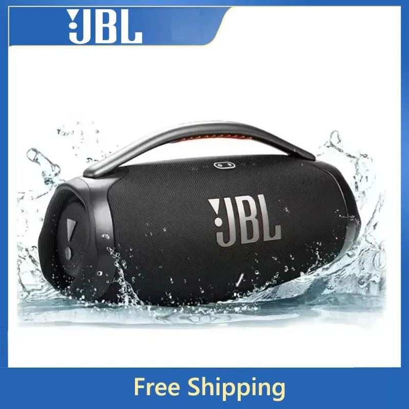 JBL BOOMBOX 3 Wireless Bluetooth Speaker Portable Sound Strong Subwoofer Outdoor Speaker Waterproof High Fidelity Sound Quality