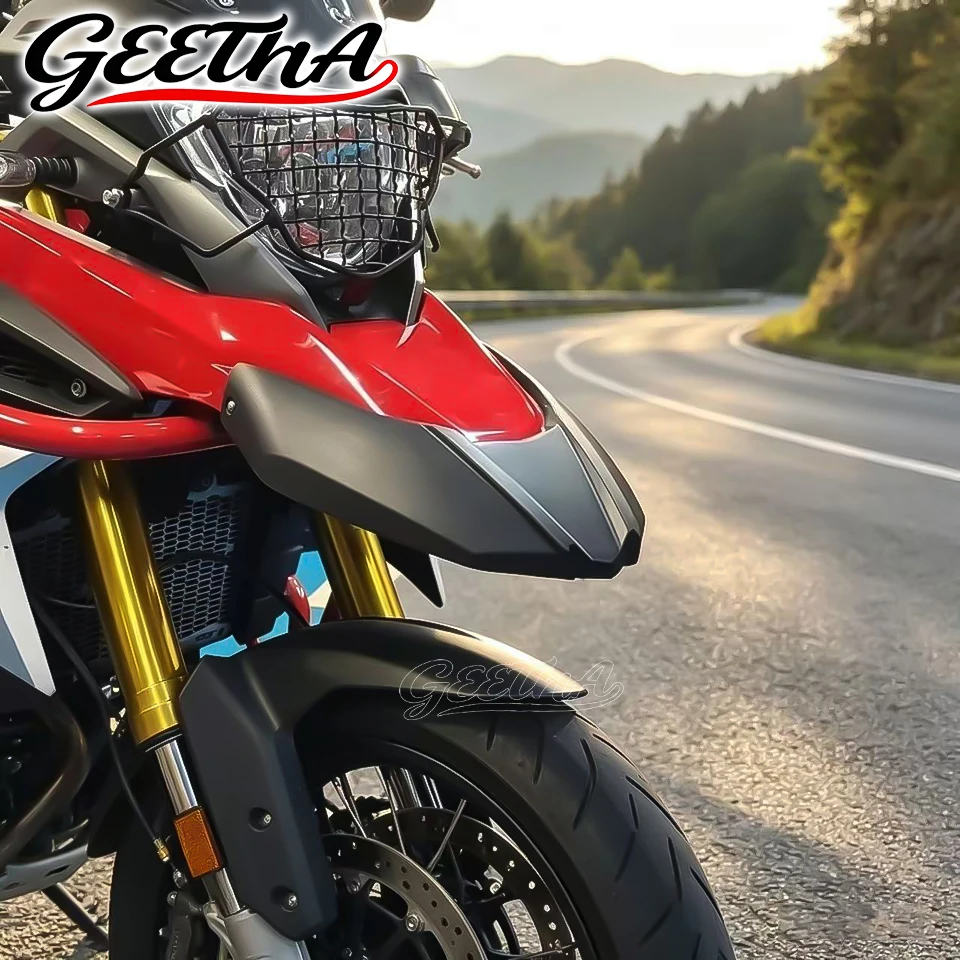 2017-2024 Motorcycle Modification Parts for BMW G310GS G310 GS Front Nose Fairing Winglets Front Fender Extension and Hub Caps 3