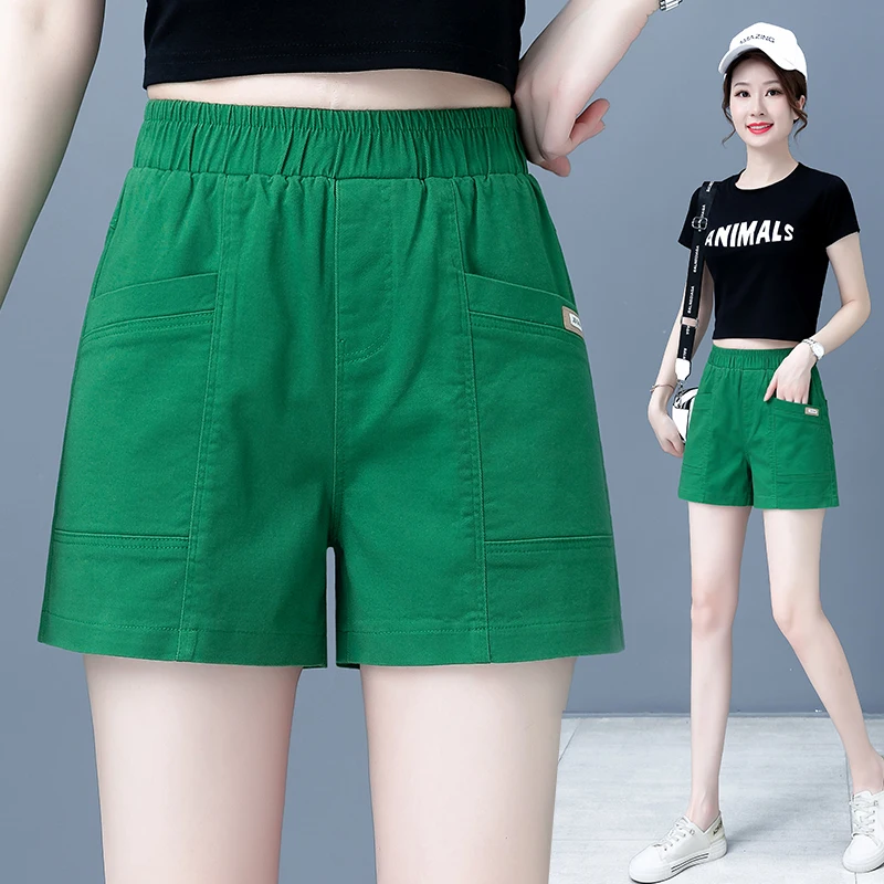 

High Waist Loose Fit Summer Casual Pants Women's Thin Wide Leg Workwear Trousers Breathable Cotton Korean Style Straight Leg