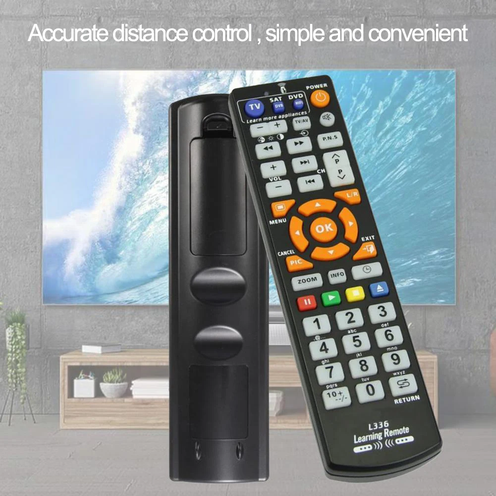 Universal IR L336 TV Remote Control 42-key Learning Smart Remote Control For TV CBL DVD SAT STB DVB HIFI TV BOX VCR STR-T