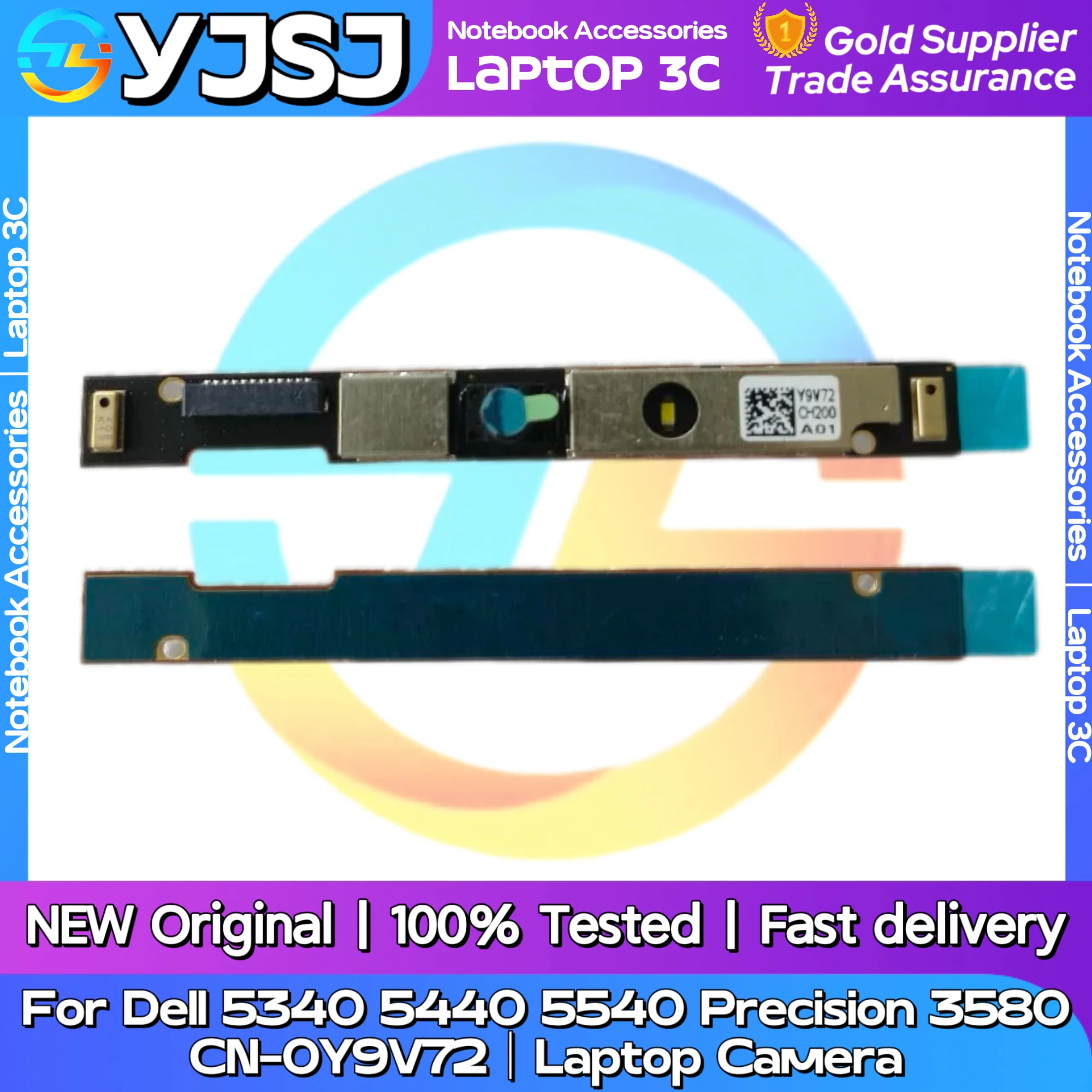 New Original Laptop Notebook Camera For Dell 5340 5440 5540 Precision 3580 CN-0Y9V72 Laptop Webcam Camera Video Head Module