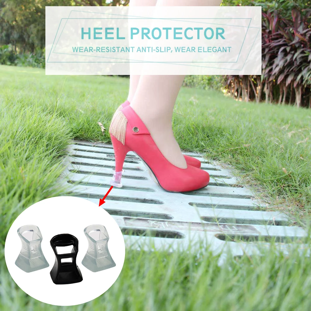 

18 Pairs/set Heel Repair Caps High Heel Protectors Heel Stopper Heel Cover Replacement Tip Caps for Outdoor Wedding Party Events