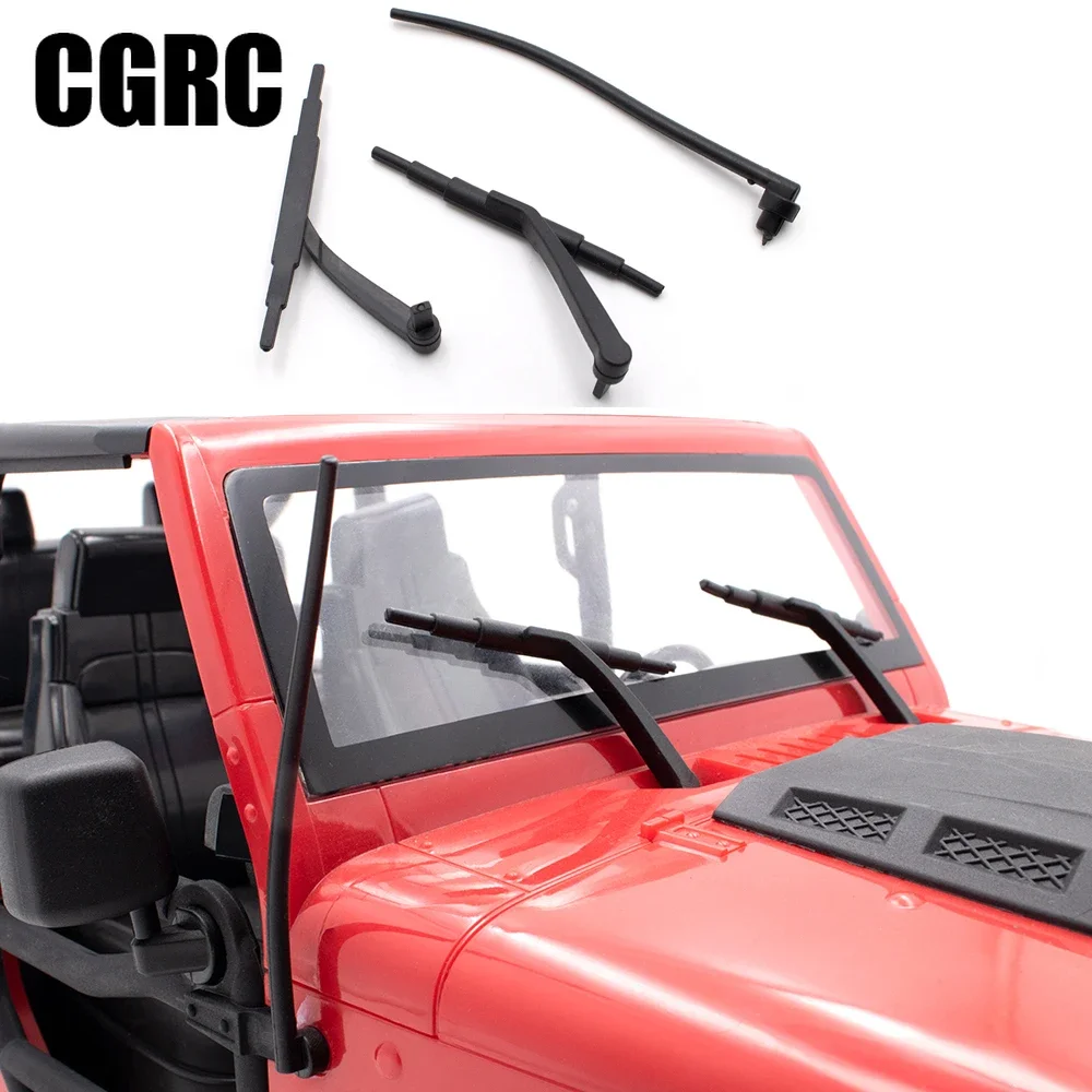 3PCs Model Car Simulation Wiper Antenna For 1/10 RC Crawler Car TRX4 Axial SCX10 Jeep Wrangler Body Car Shell DIY Modification