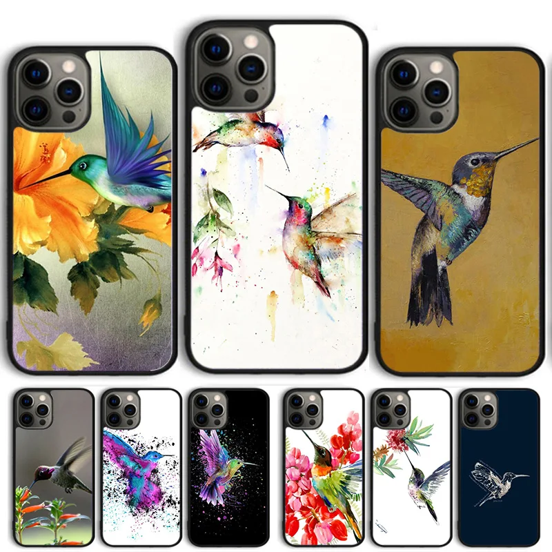 Holy Hummingbird Phone Case For iPhone 14 15 16 13 12 Mini Max Cover For Apple 14 15 16 11 Pro Max 6S 8 7 Plus SE2020 Coque